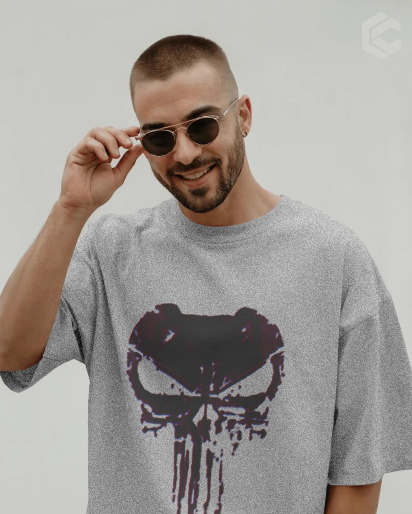 Punisher Darkskull Unisex Premium Oversized T-Shirt