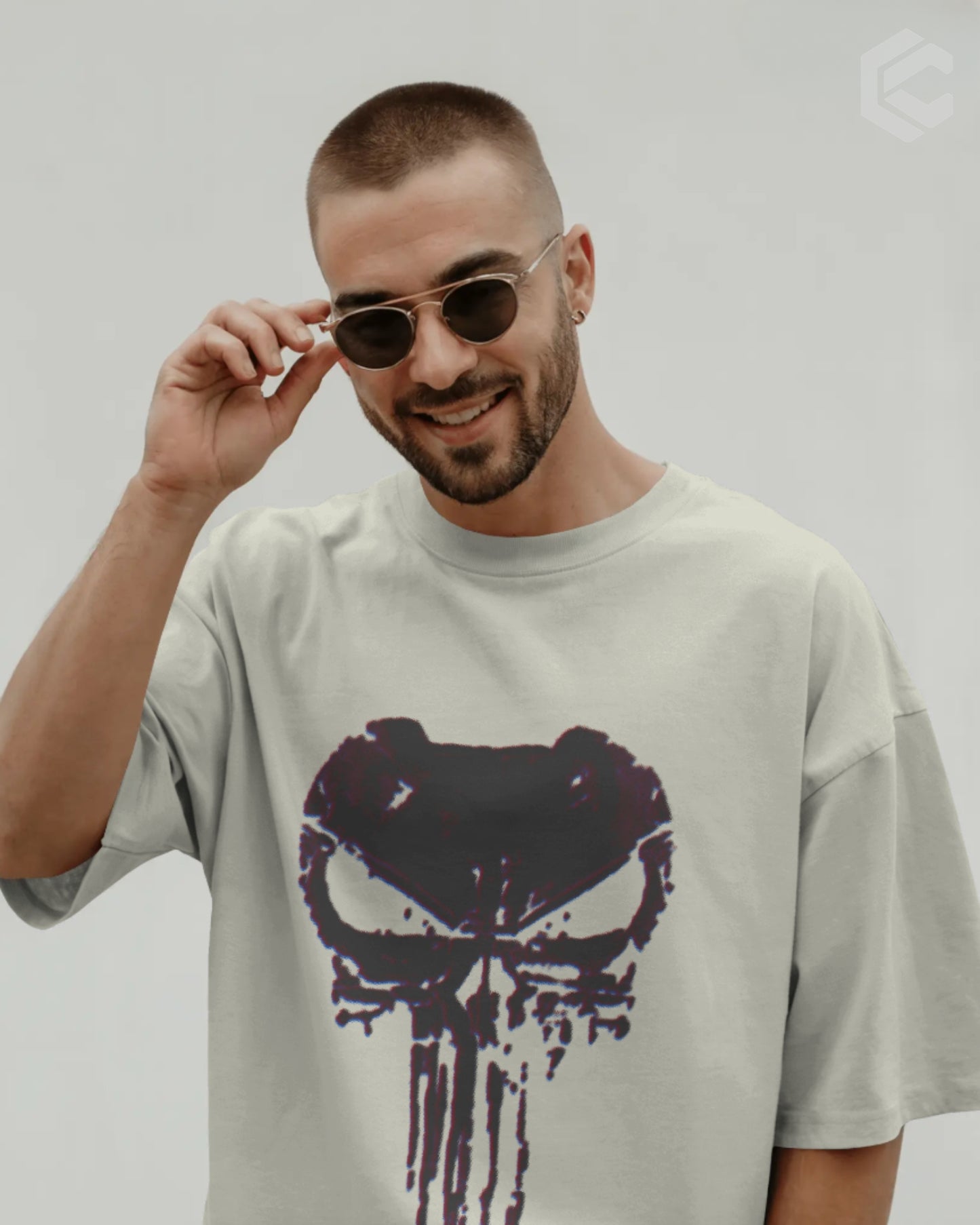 Punisher Darkskull Unisex Premium Oversized T-Shirt