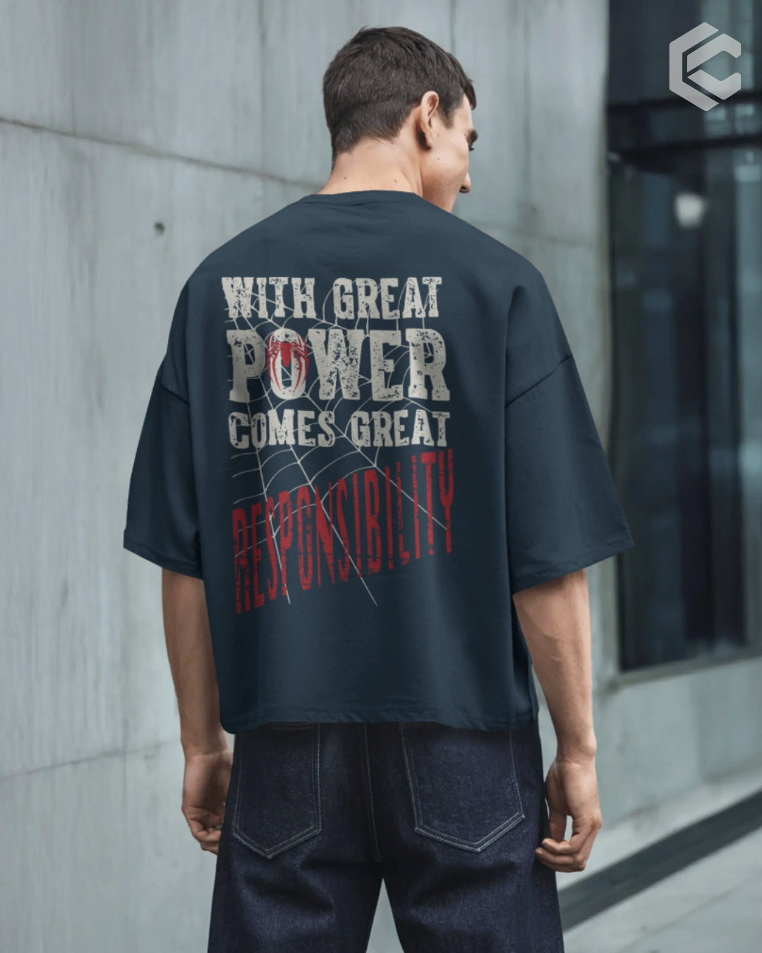 Spidey Quote Unisex Premium Oversized T-Shirt