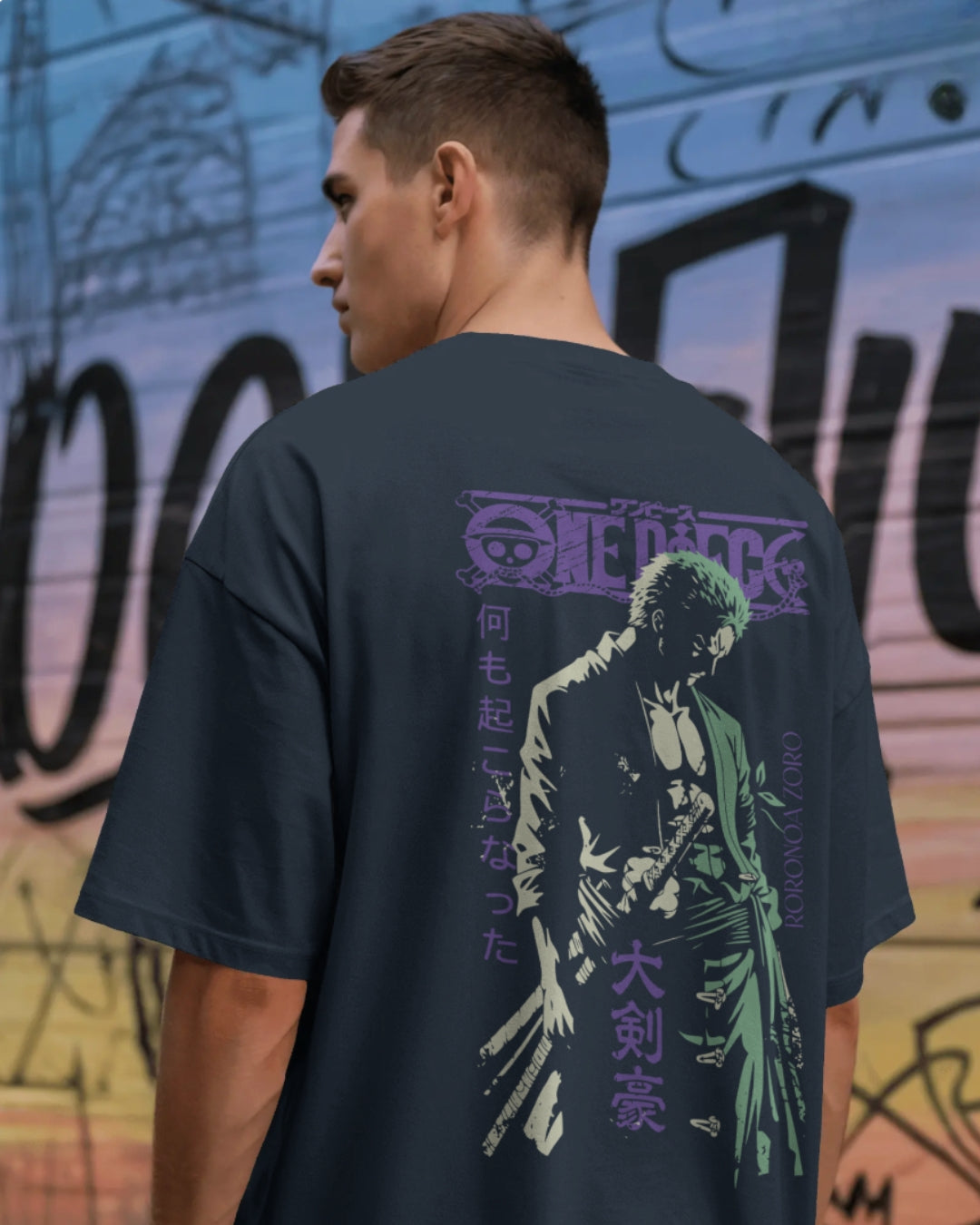 Roronoa Zoro Onepiece Unisex Premium Oversized T-Shirt
