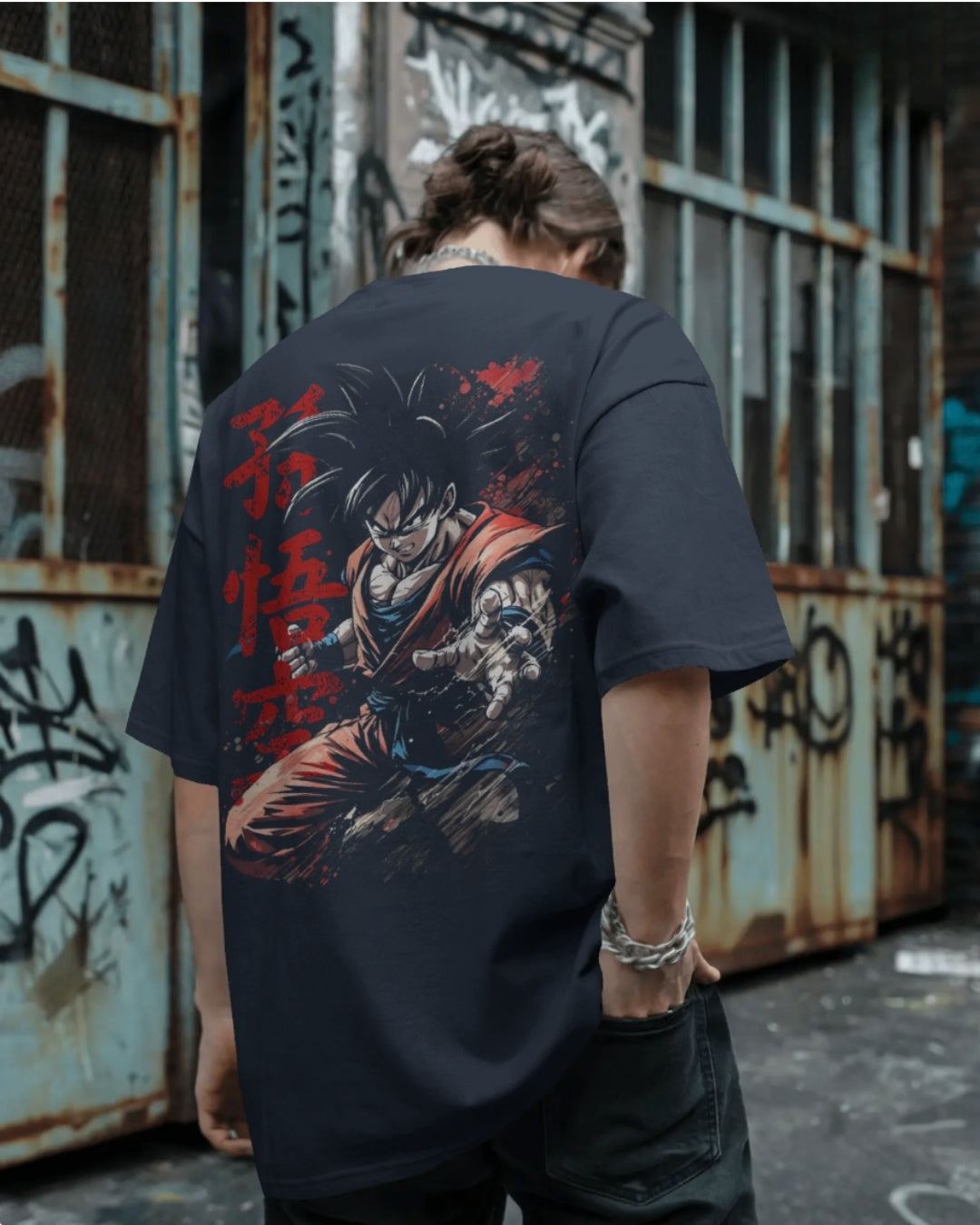 Son Goku Dark Unisex Premium Oversized T-Shirt