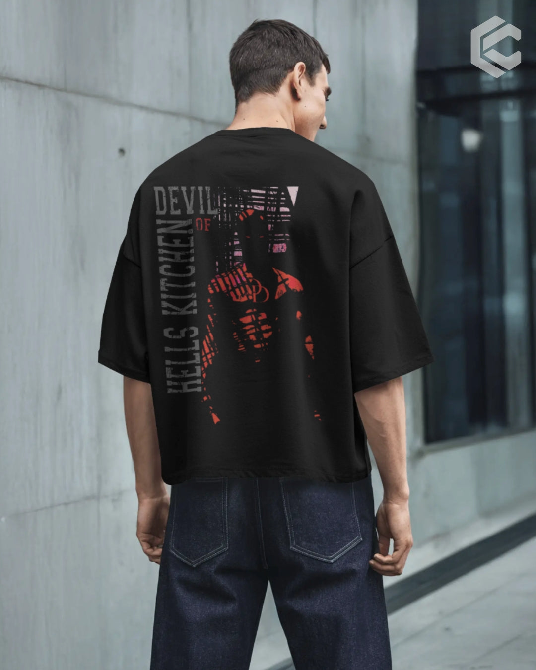 Devil of Hells Kitchen Unisex Premium Oversized T-Shirt