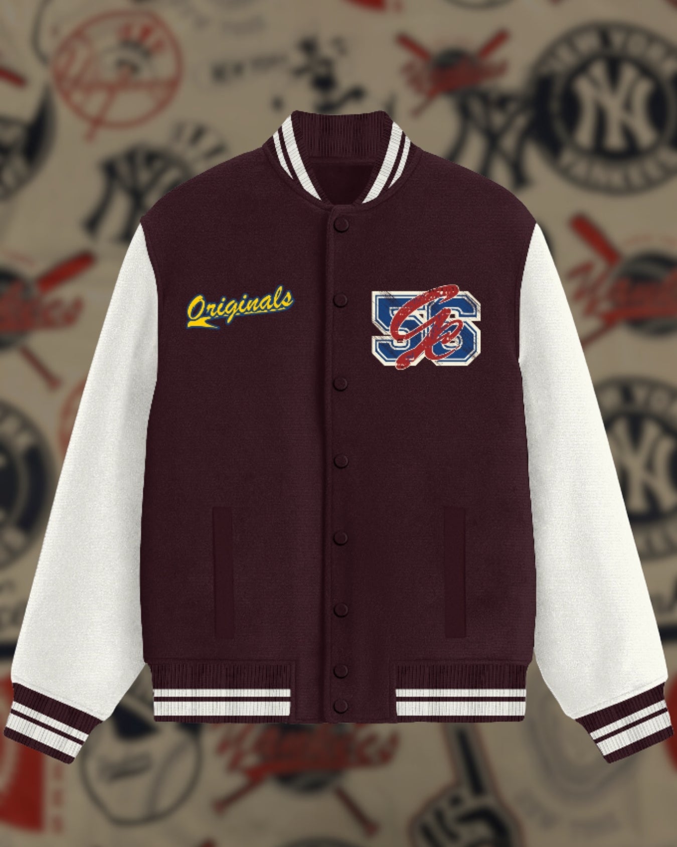Gains Concept Originals 56 Unisex Varsity Jacket