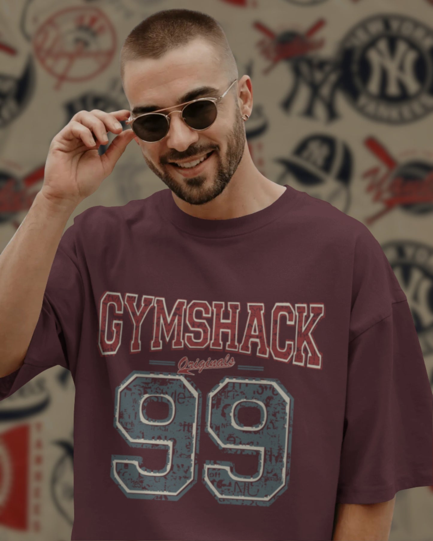 Gymshack 99 Unisex Premium Oversized T-Shirt