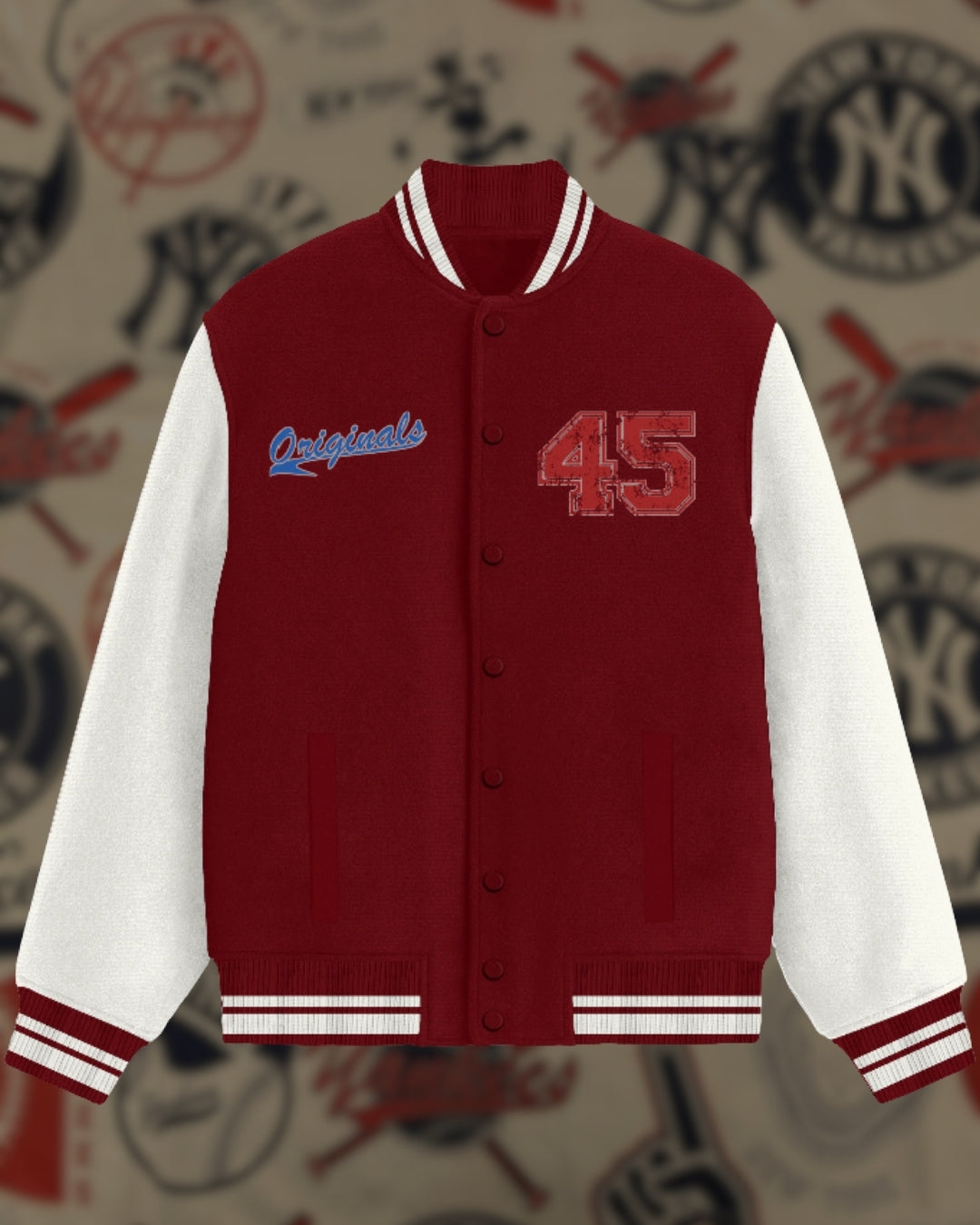 Gains Concept Originals 45 Unisex Varsity Jacket