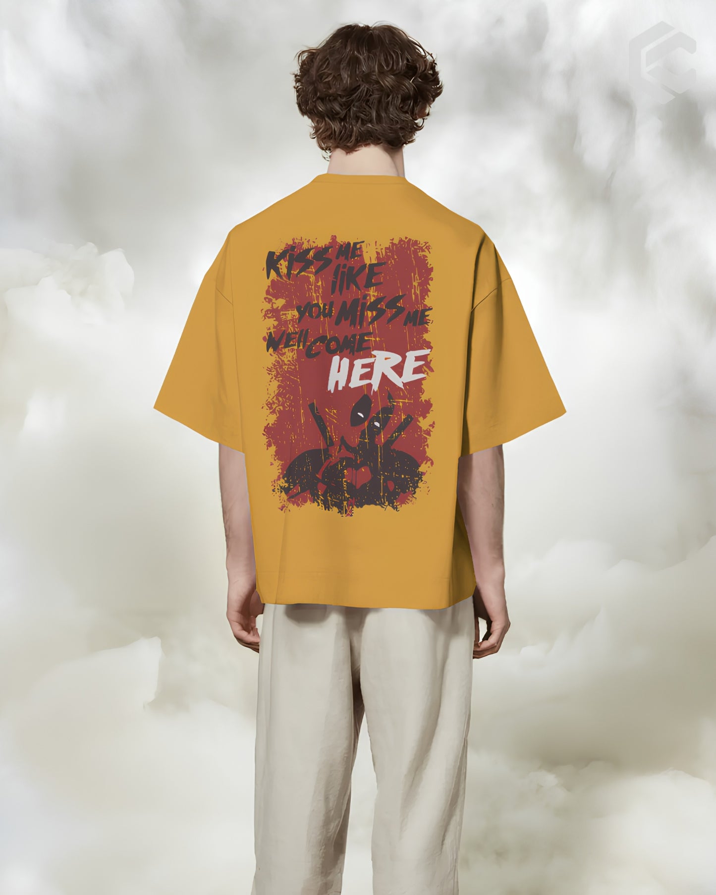 Dpool Kiss me lite Unisex Premium Oversized T-Shirt