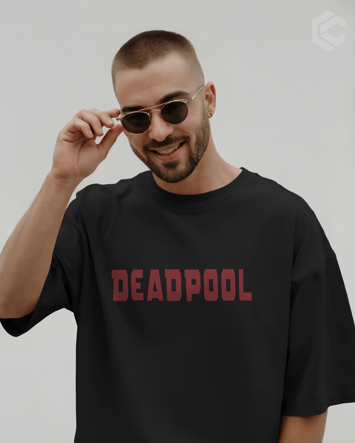 Dpool Kiss me Unisex Premium Oversized T-Shirt