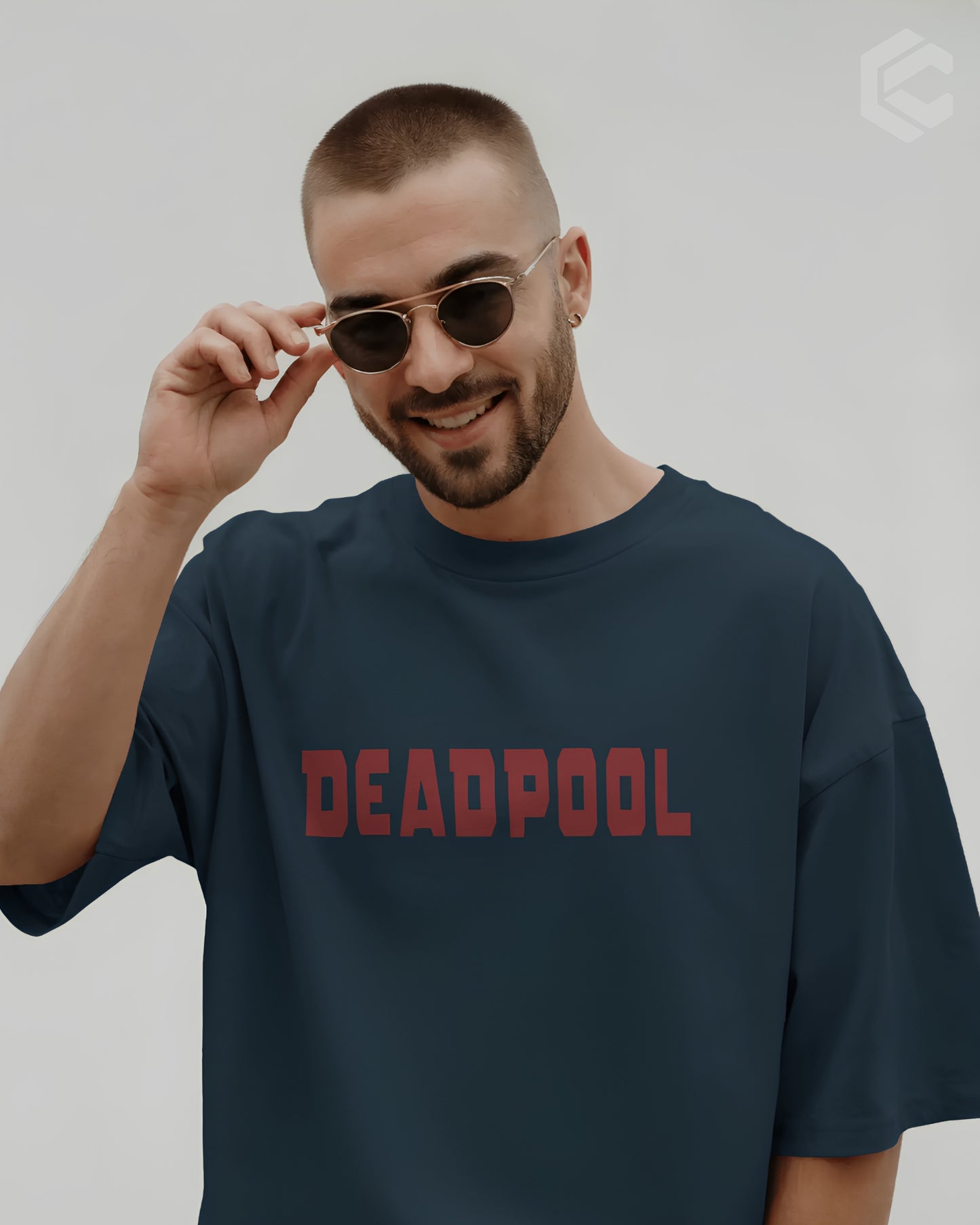 Dpool Kiss me Unisex Premium Oversized T-Shirt