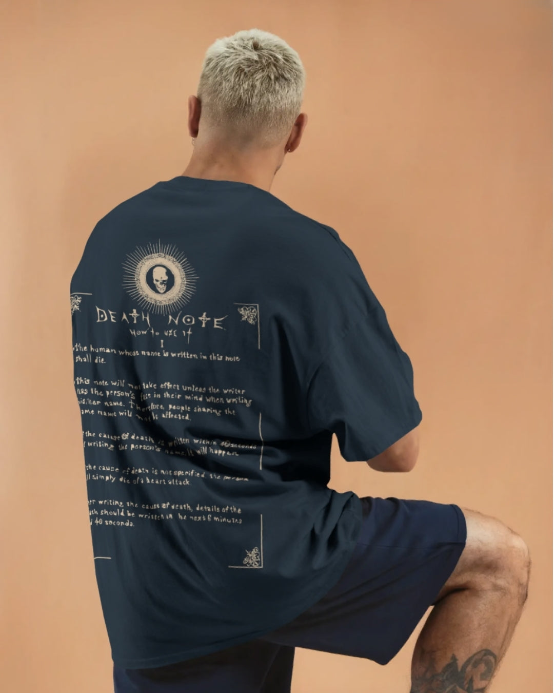 Death Note Rule-1 Unisex Premium Oversized T-Shirt