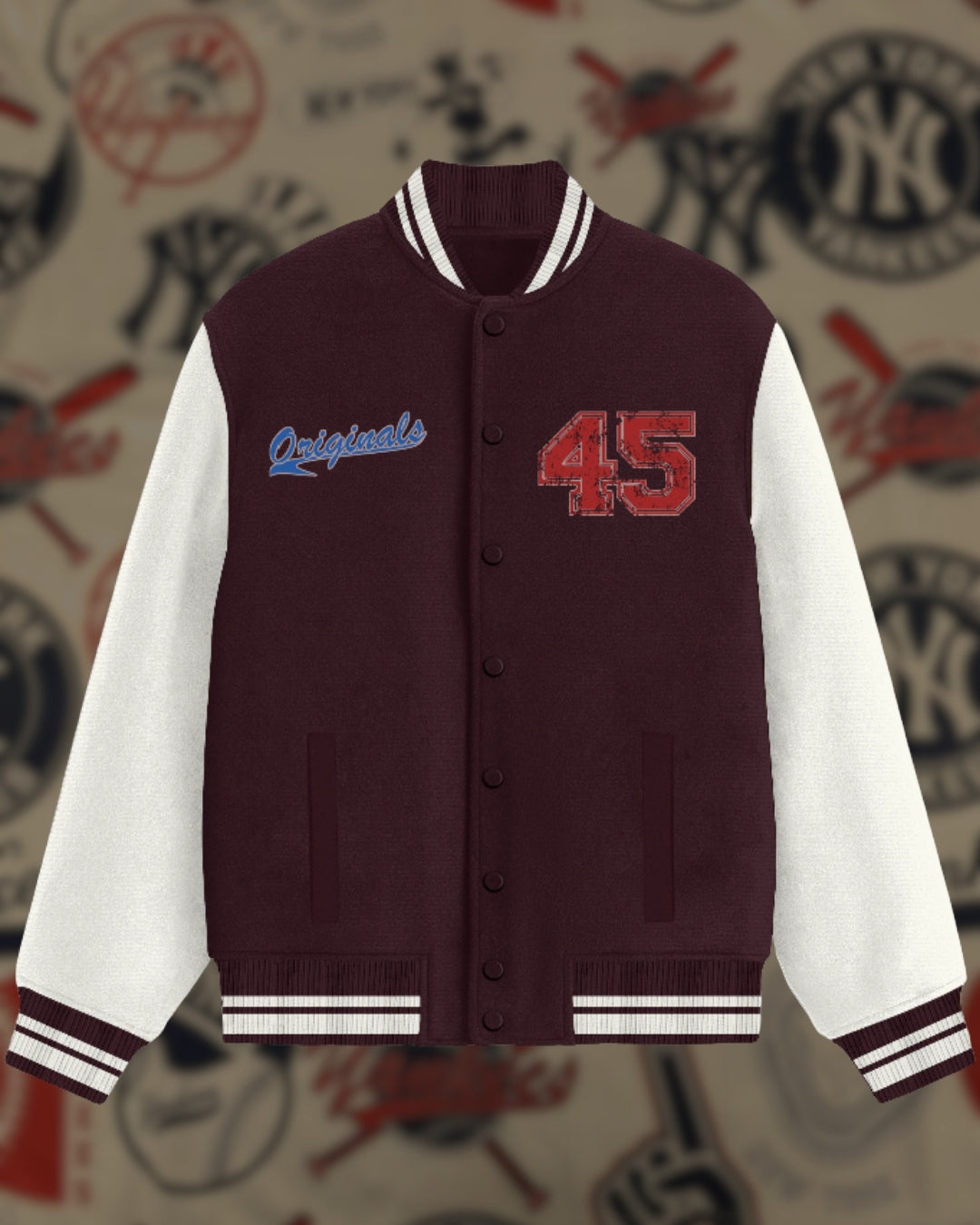 Gains Concept Originals 45 Unisex Varsity Jacket