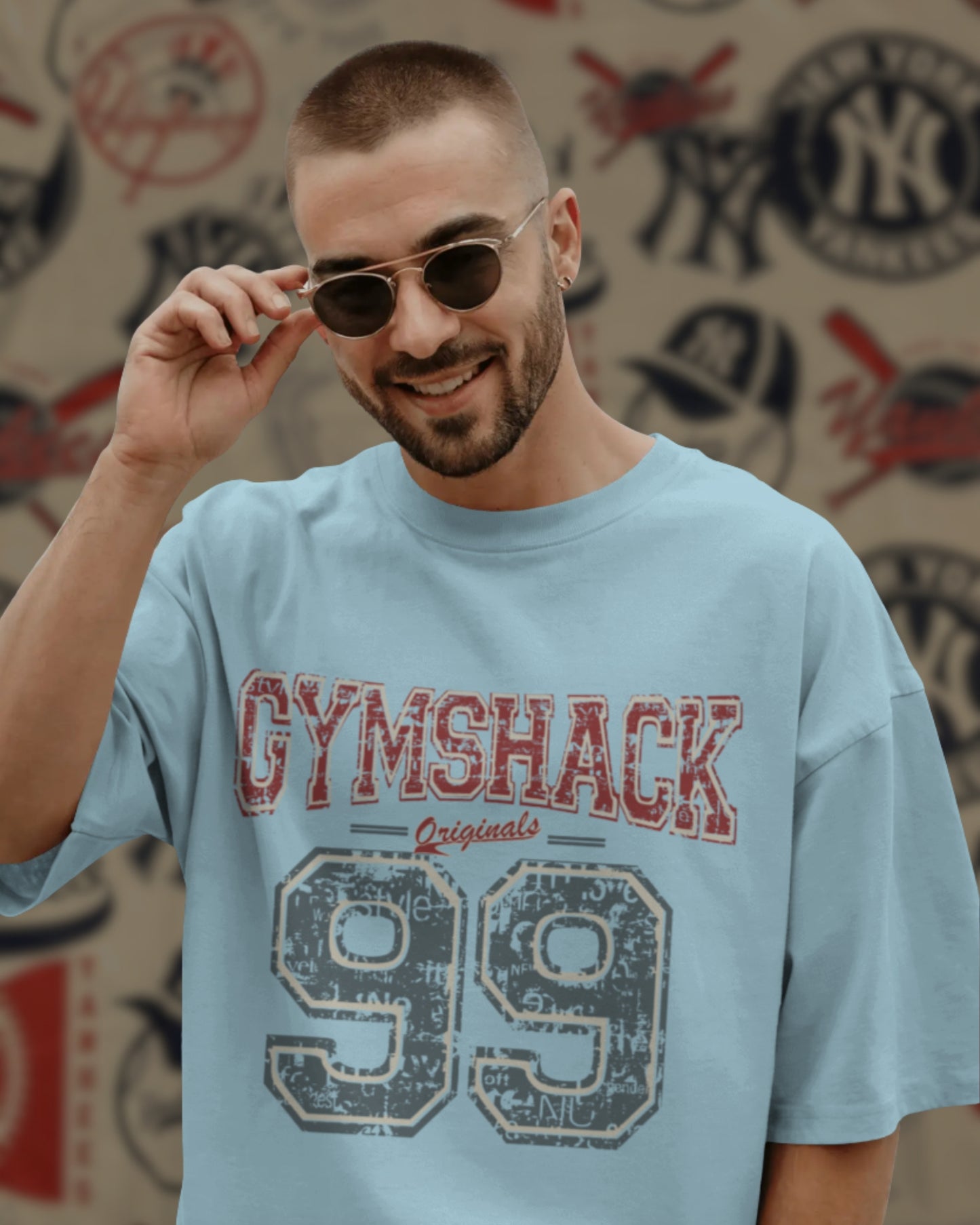 Gymshack 99 Unisex Premium Oversized T-Shirt