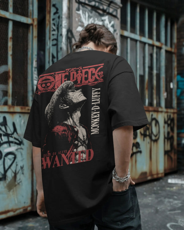 Monkey D Luffy Onepiece Unisex Premium Oversized T-Shirt