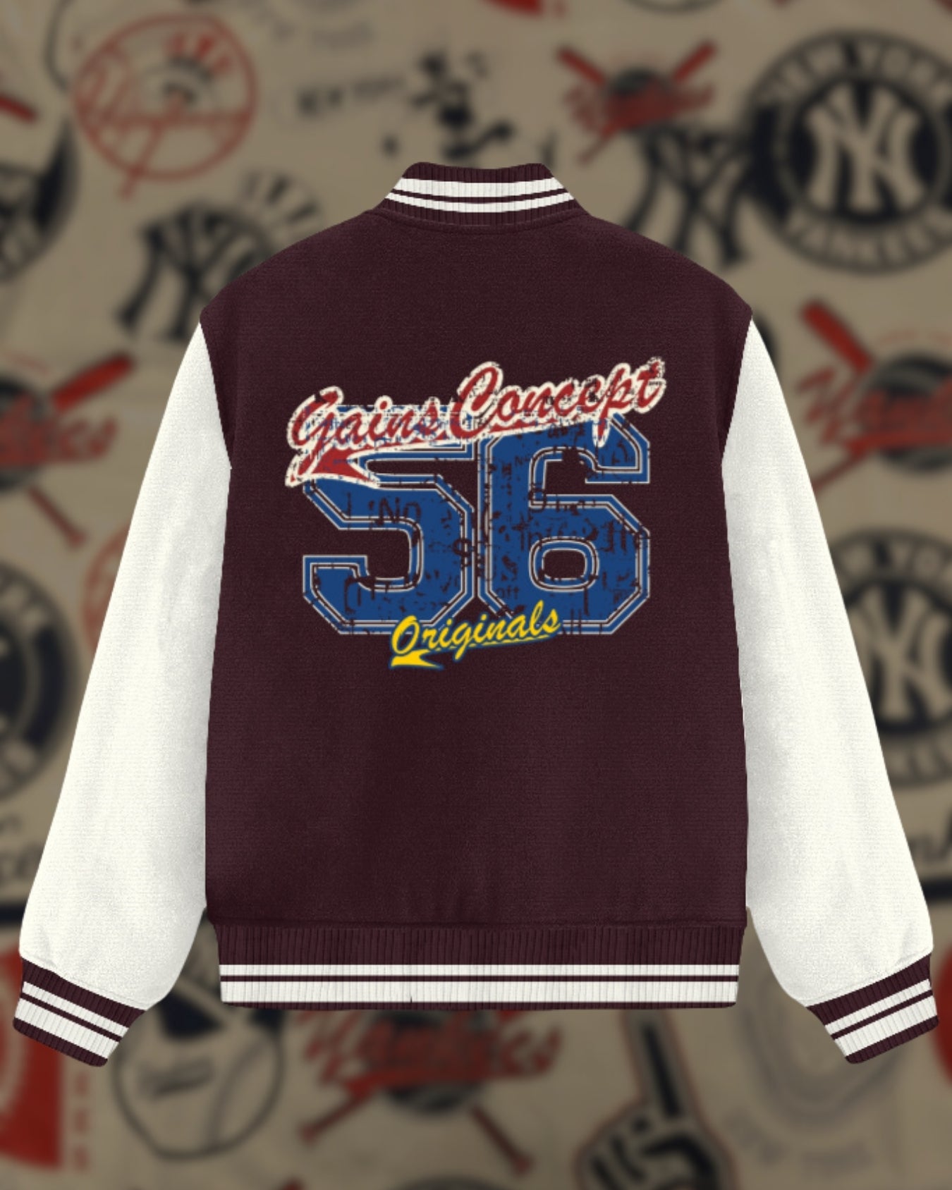 Gains Concept Originals 56 Unisex Varsity Jacket