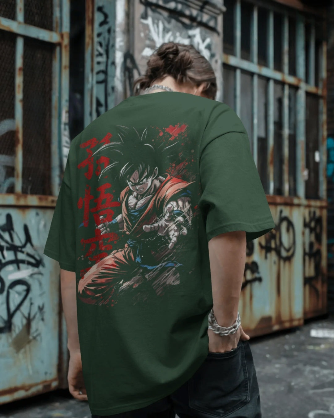 Son Goku Dark Unisex Premium Oversized T-Shirt