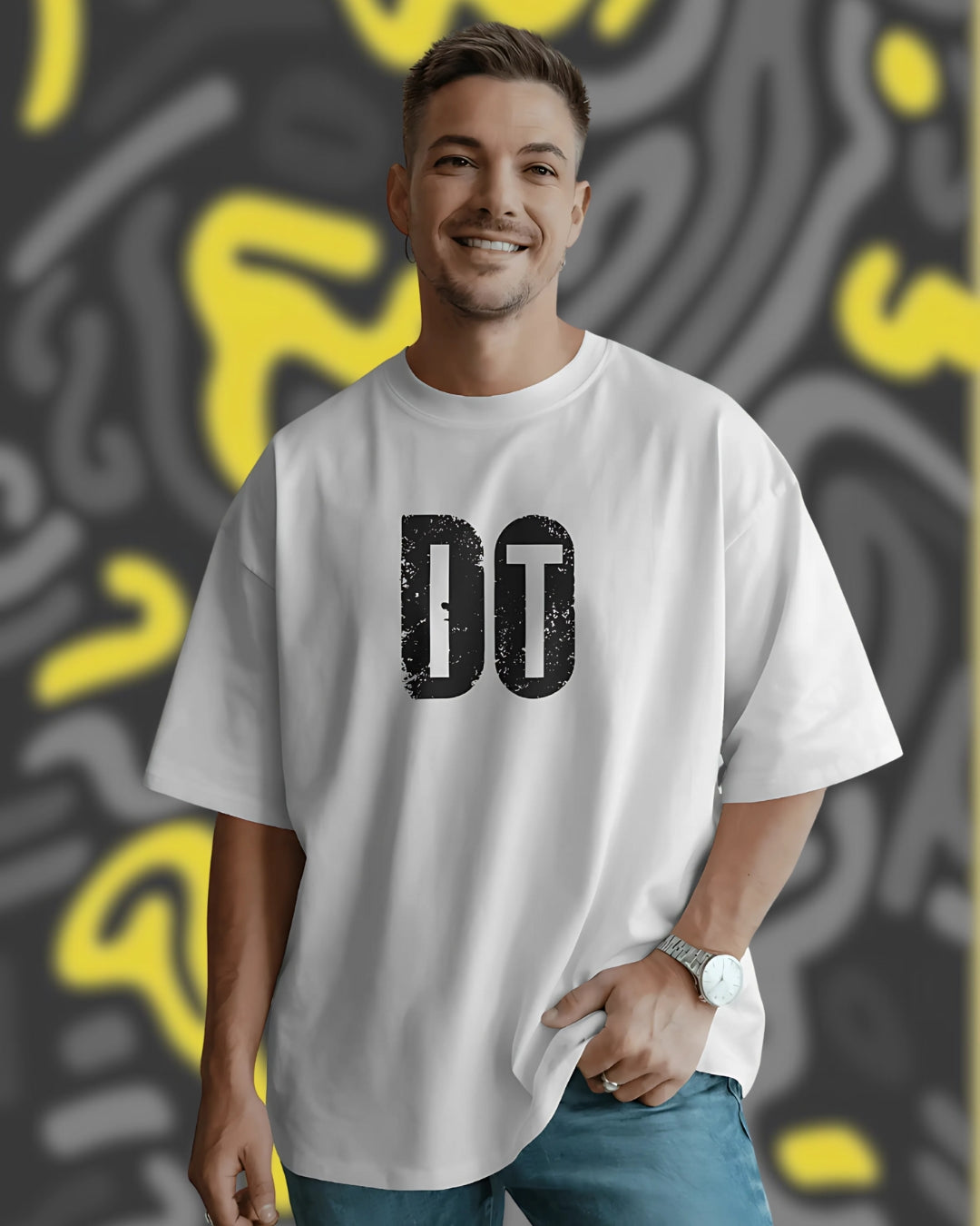 Do it again lights Unisex Premium Oversized T-Shirt