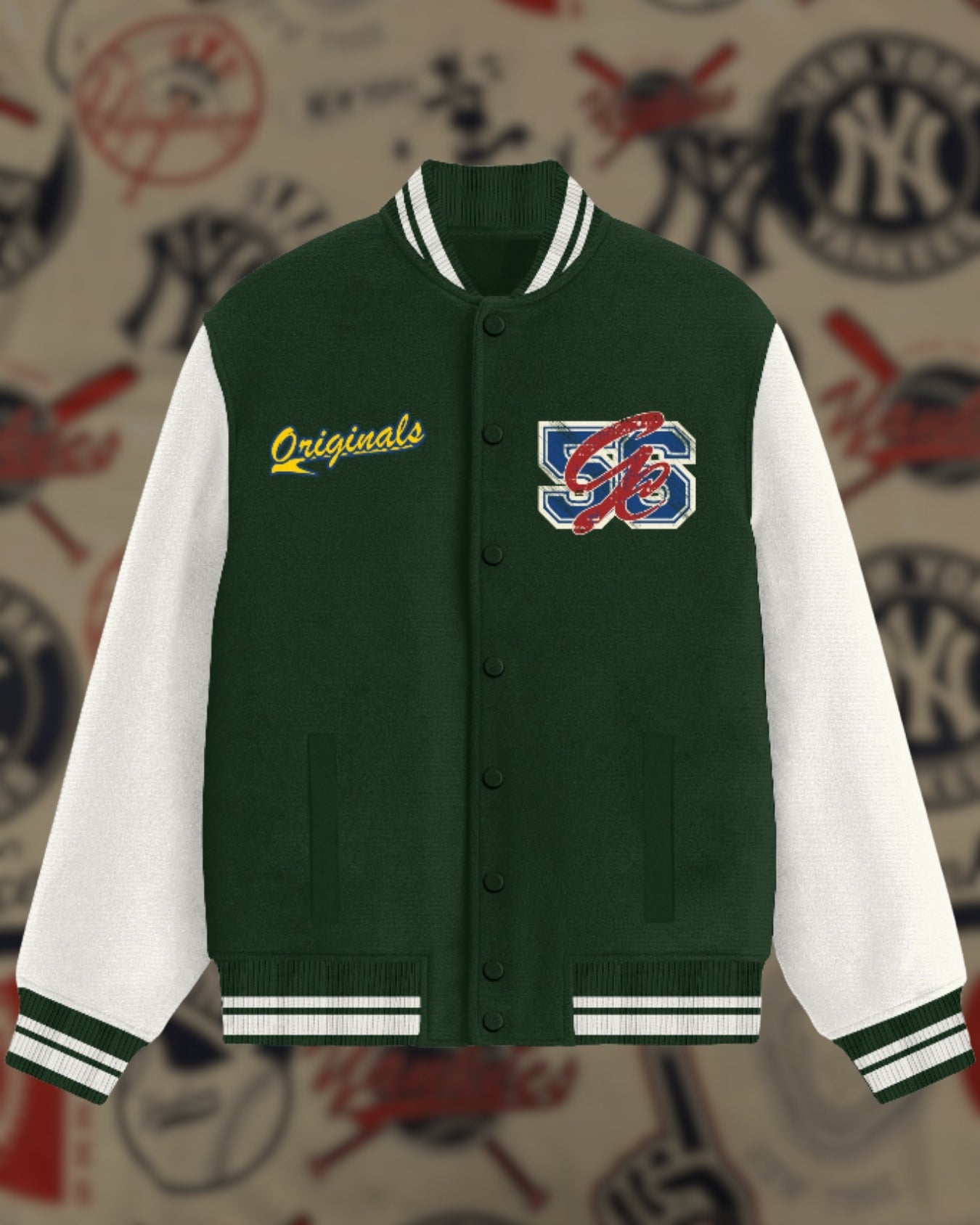 Gains Concept Originals 56 Unisex Varsity Jacket
