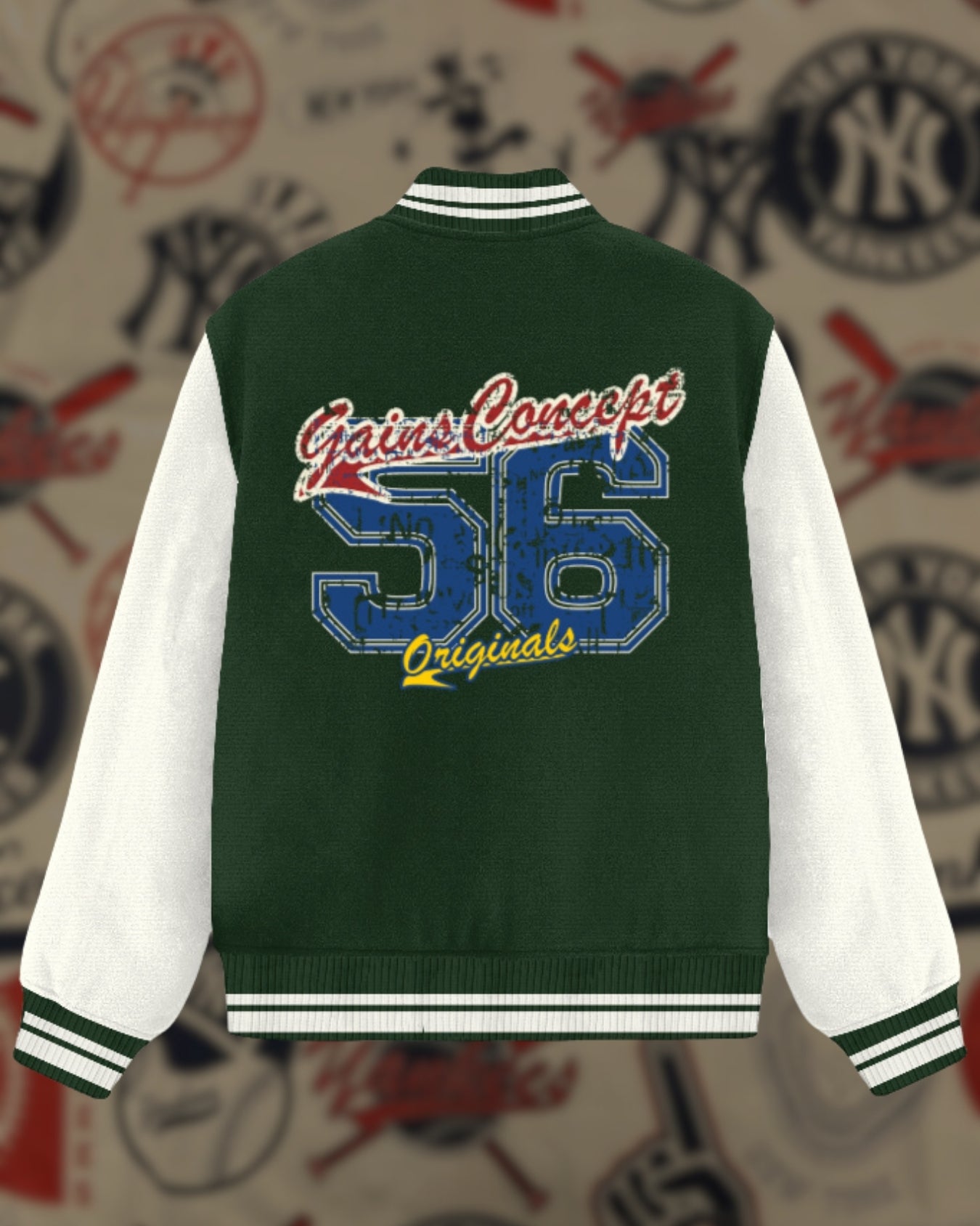 Gains Concept Originals 56 Unisex Varsity Jacket