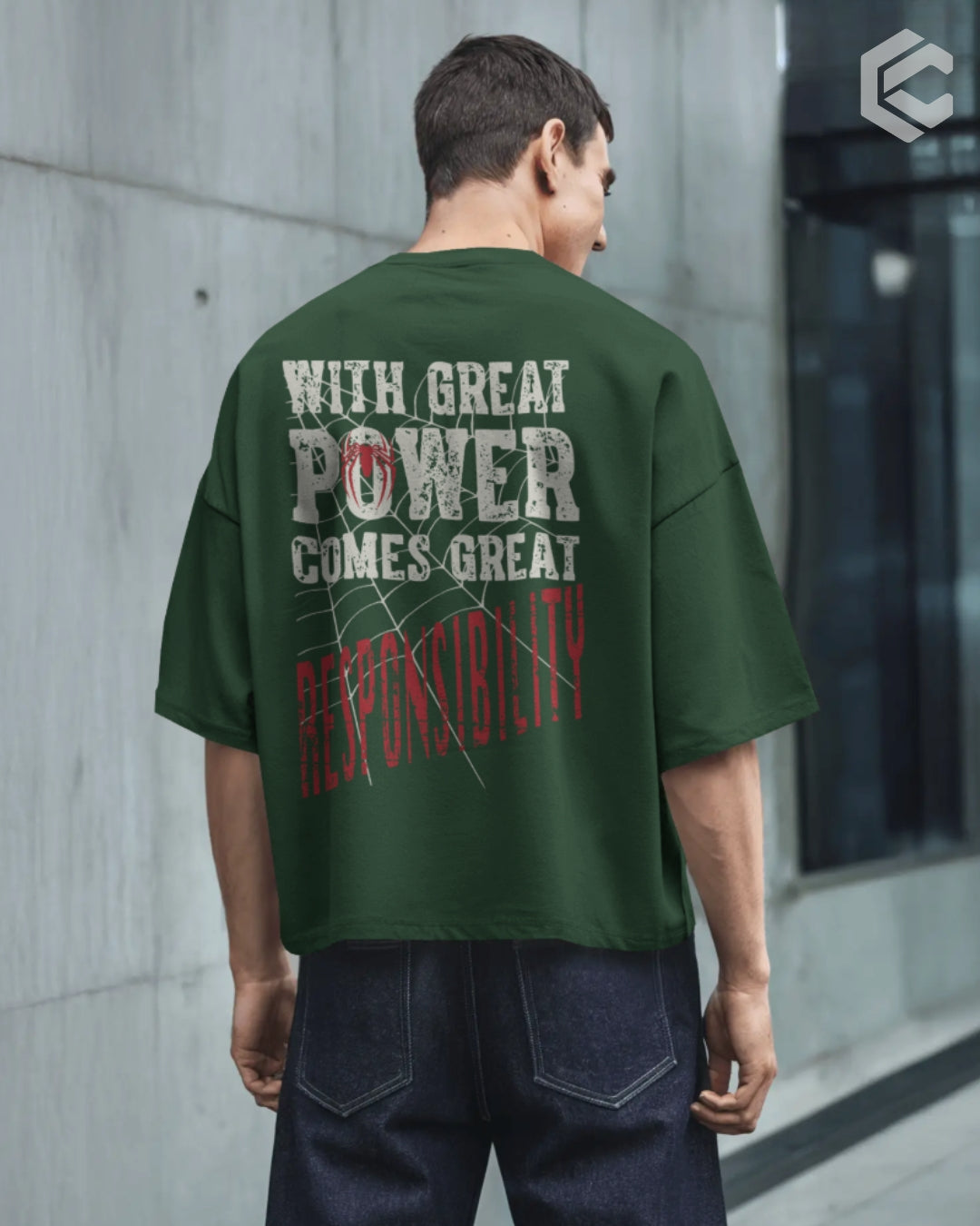 Spidey Quote Unisex Premium Oversized T-Shirt