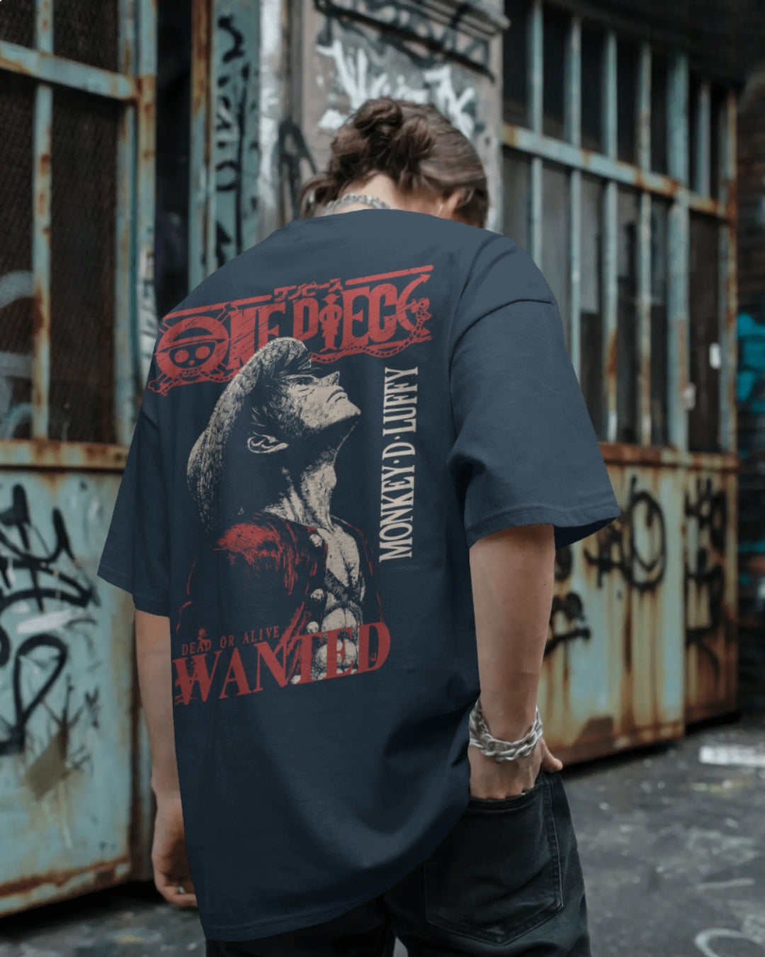 Monkey D Luffy Onepiece Unisex Premium Oversized T-Shirt