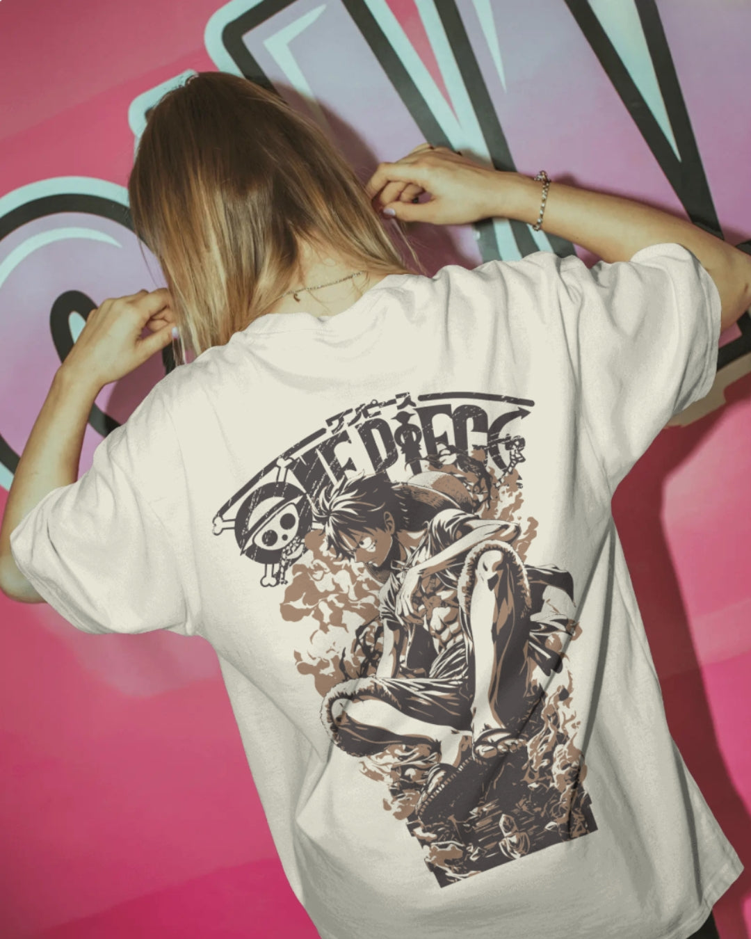 Luffy Onepiece Unisex Premium Oversized T-Shirt