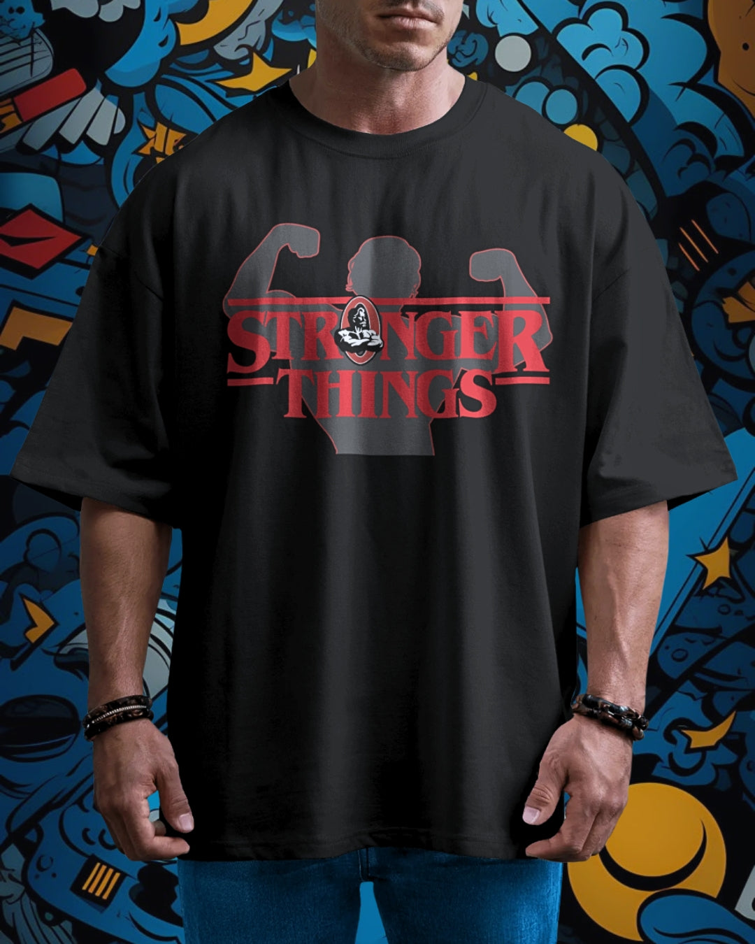 Stronger Things drip Unisex Standard Oversized T-shirt