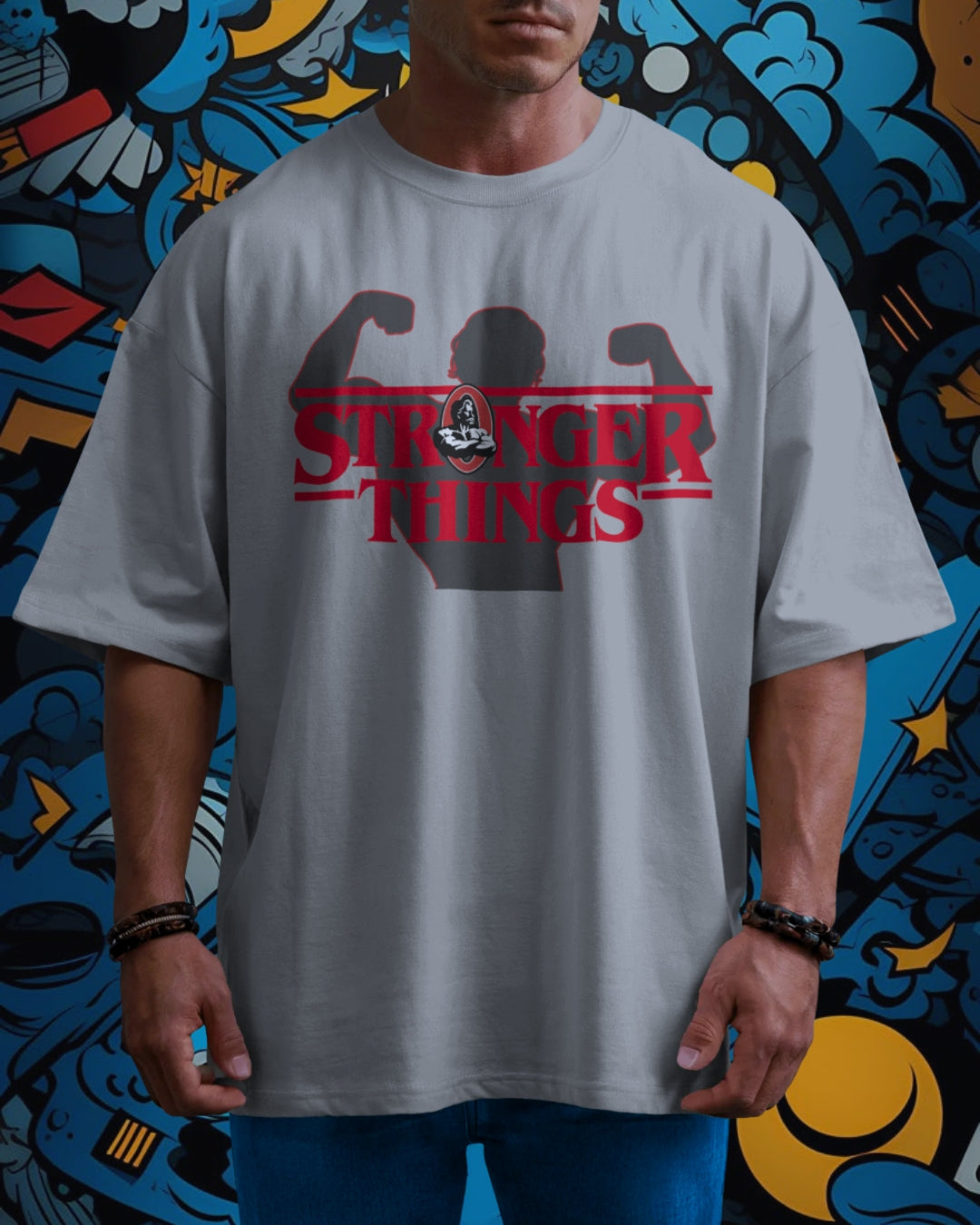 Stronger Things drip Unisex Standard Oversized T-shirt